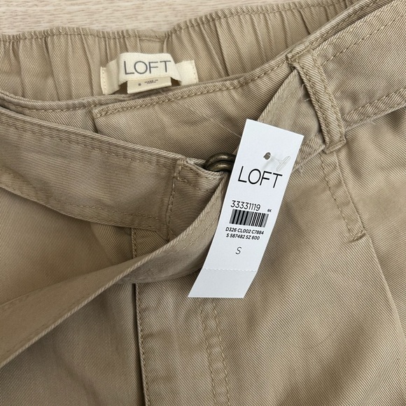 LOFT Belted Emory Taper Pants - Picture 5 of 5